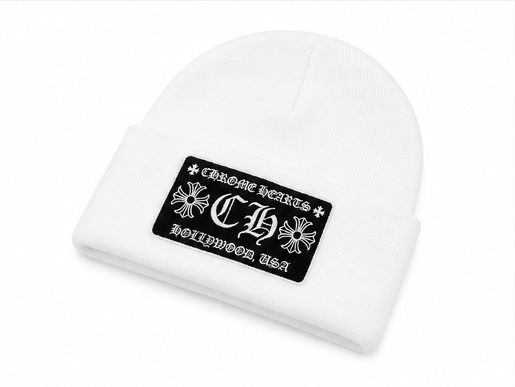 White Hollywood Beanie