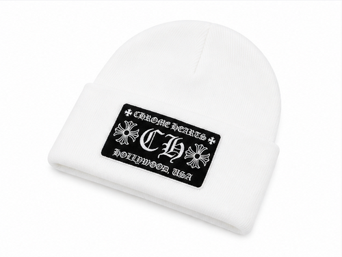 White Hollywood Beanie