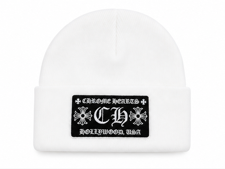 White Hollywood Beanie