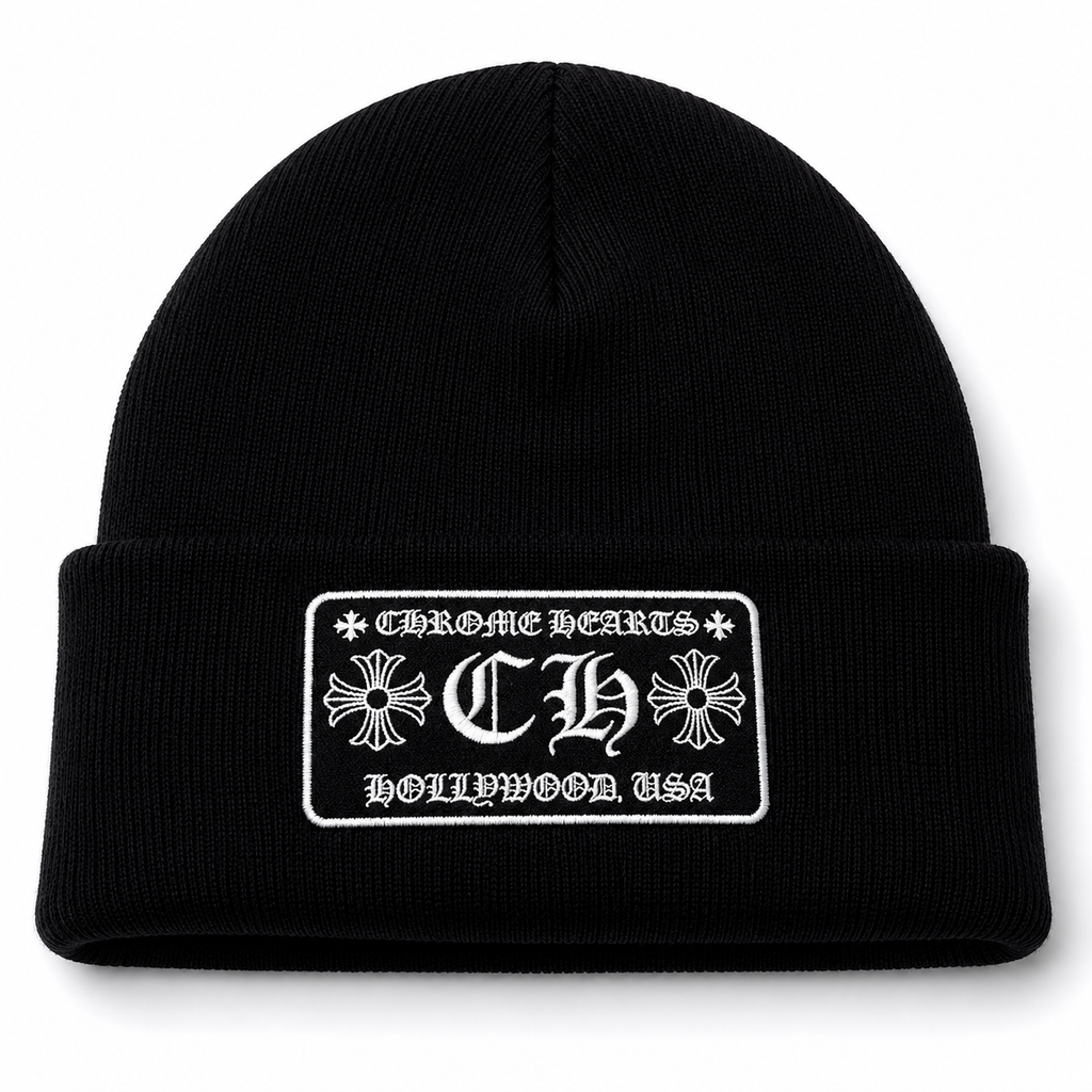 Black Hollywood Beanie